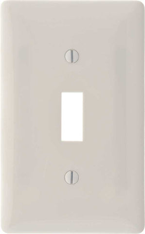 Wallplate Toggle 1 Gang White