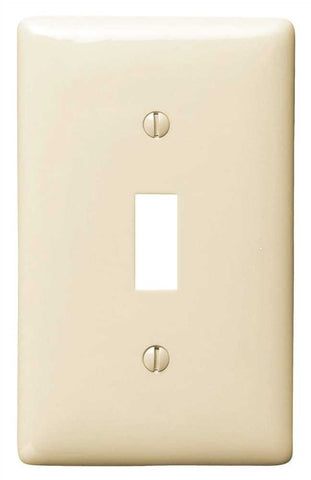 Wallplate Midi Toggle 1 Gang Almond