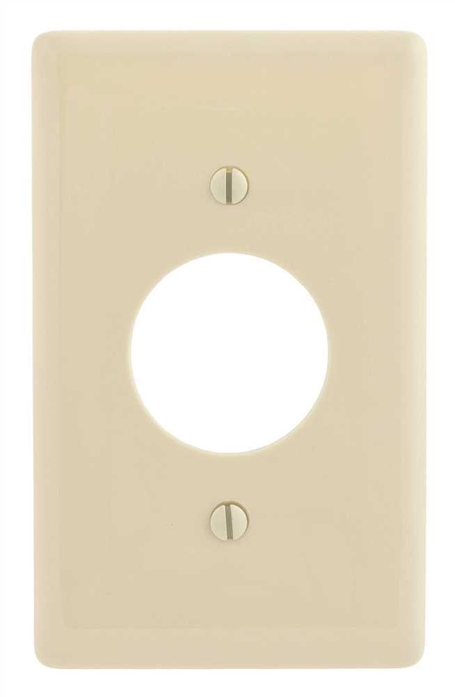 Wallplate 1 Gang Receptacle Almond