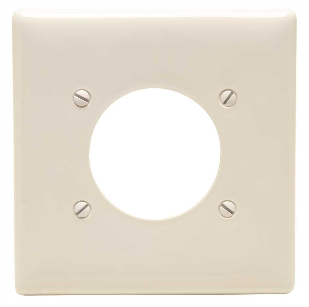 Wallplate 2 Gang Receptacle White