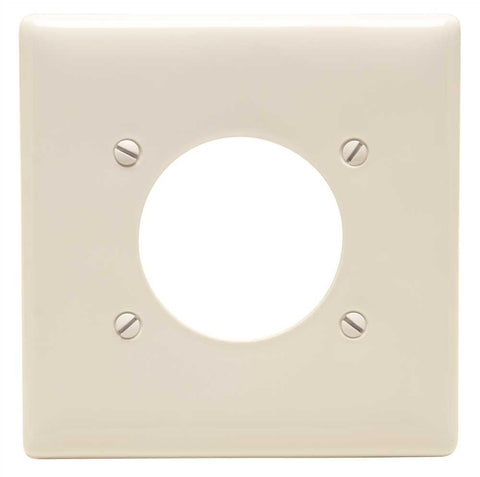 Wallplate 2 Gang Receptacle White