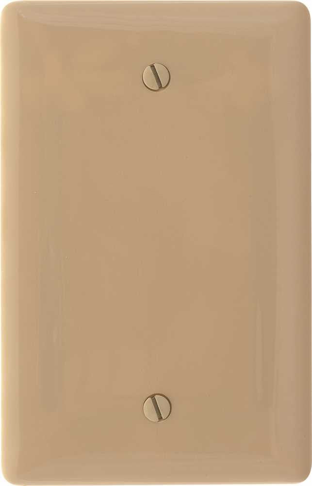 Wallplate Midi 1 Gang Blank Ivory