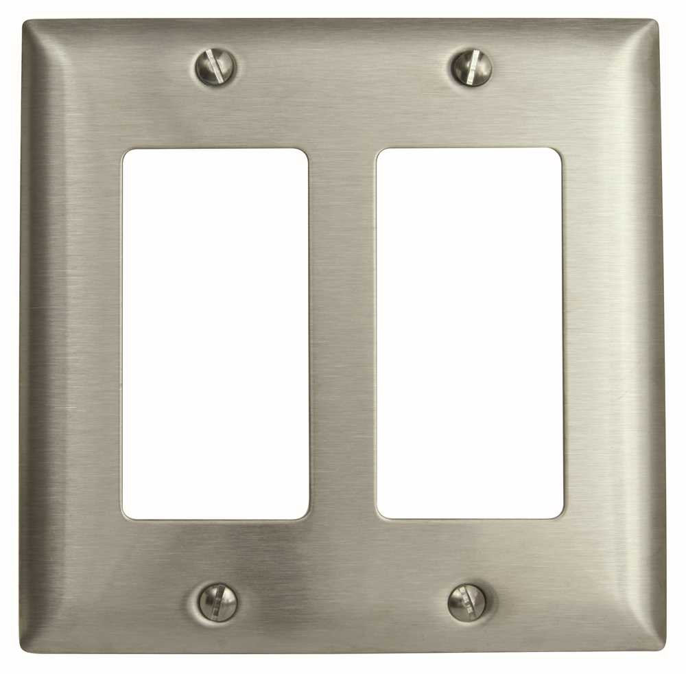 Wallplate 2 Gang Gfci Stainless Steel