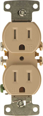 Tamper Proof Receptacle 15 Amps Ivory