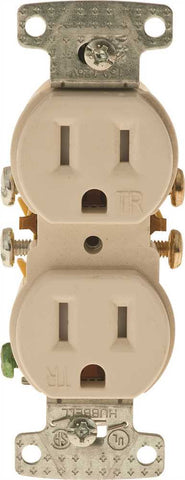 Receptacle 15a Tamper Proof Almond