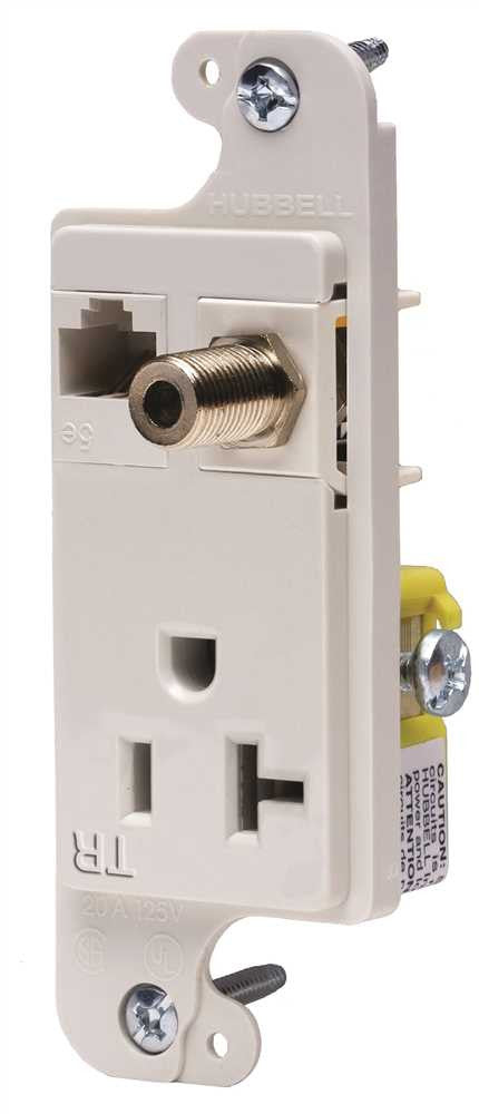 Jload Mm Outlet 20a Tr White