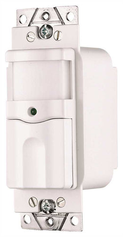 Occupancy Sensor 1 Pole 500 Watts Incandescent On And Off Illuminated White