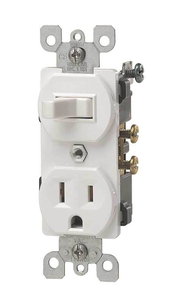 Combo Switch Receptacle White