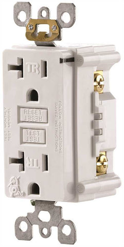 Leviton Weather Resistant Gfci Receptacle White 125 Volt