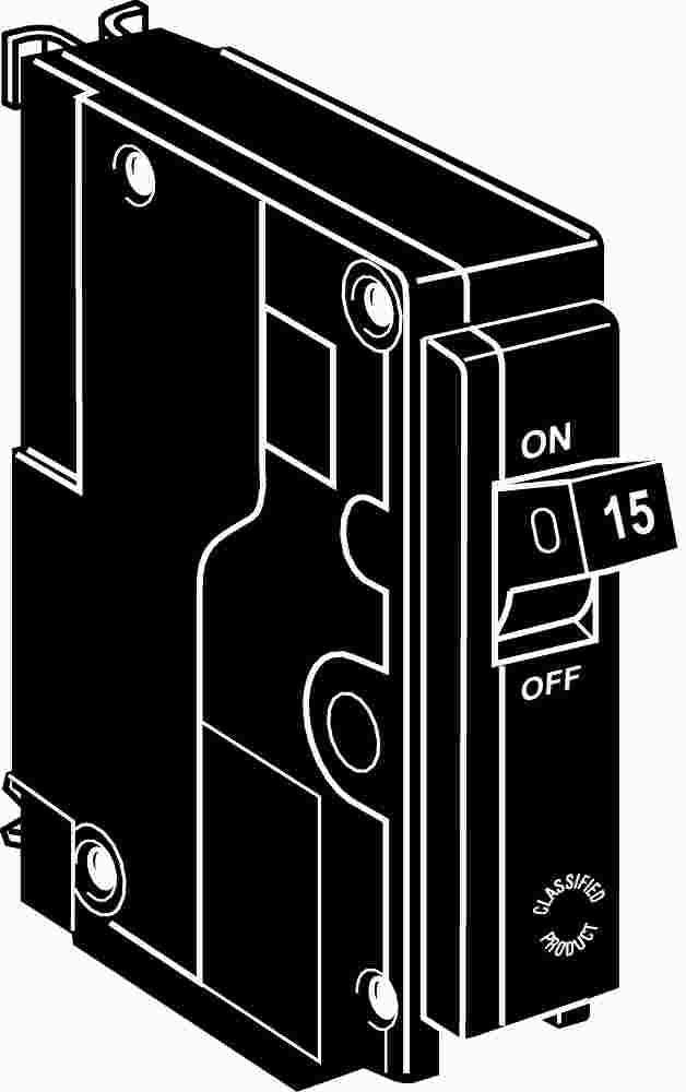 Chq Series 1 Pole Classified Breaker 15 Amps Sqd