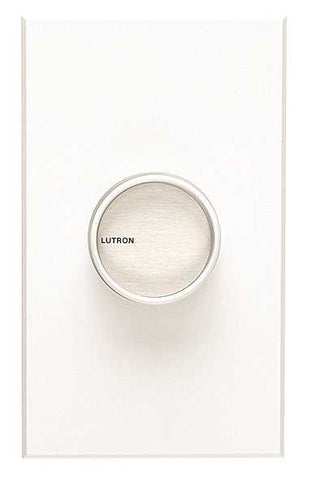 Lutron Centurion 1p Small Rotary Dimmer 600w White