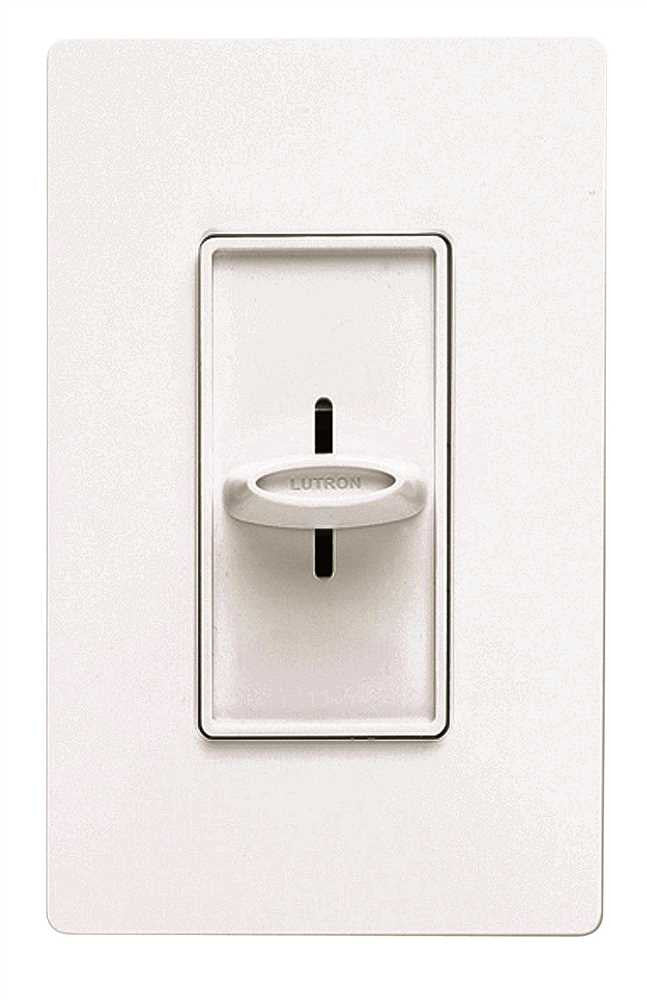 Lutron Skylark 1p Slide-to-off Dim 600w White