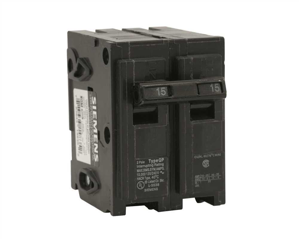 Qp Plug In 2 Pole Breaker 15a