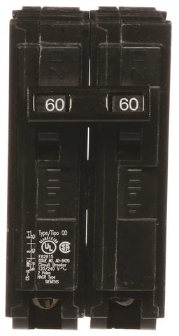 Qd Plug-in 2-pole Breaker 60a