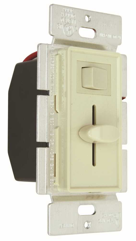 Dimmer-slide, 3 Way,  Ivory