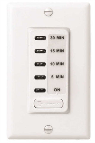 Intermatic Auto-off Timer 5 To 30 Minute With Hold Feature Ivory