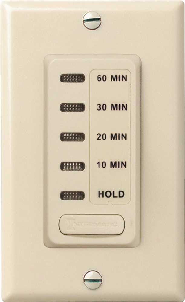 Intermatic Auto-off Timer 10 To 60 Minute With Hold Feature Almond