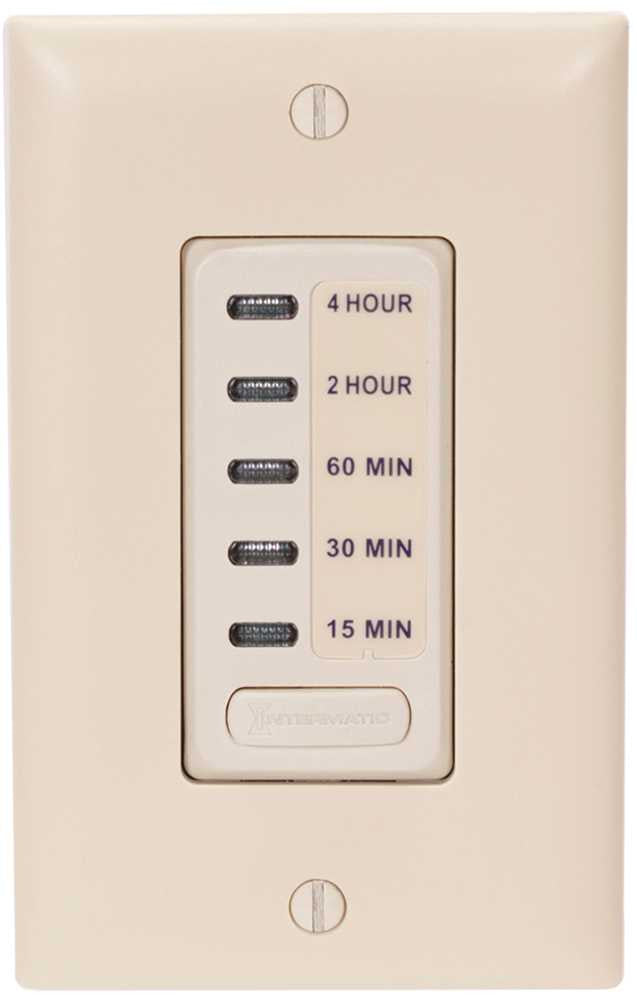 Intermatic Auto-off Timer 15 Minute To 4 Hour Ivory