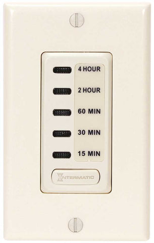 Intermatic Auto-off Timer 15 Minute To 4 Hour Almond