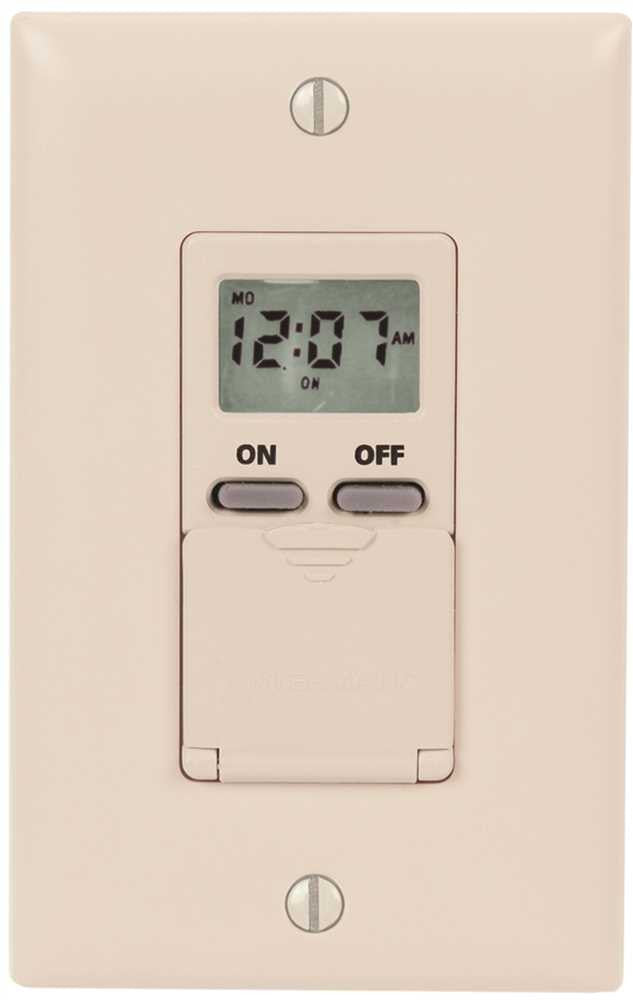 Digital 7 Day Timer 15a 120v Ivory