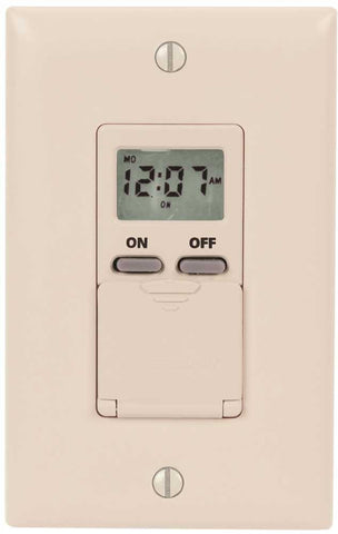 Digital 7 Day Timer 15a 120v Ivory