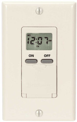 Digital 7 Day Timer 15a 120v Almond