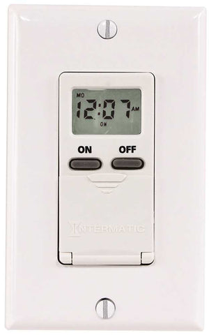 Digital 7 Day Timer 15a 120v White