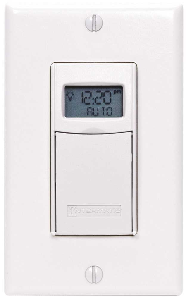 Digital 7 Day Astro Timer 20a 24-277v White