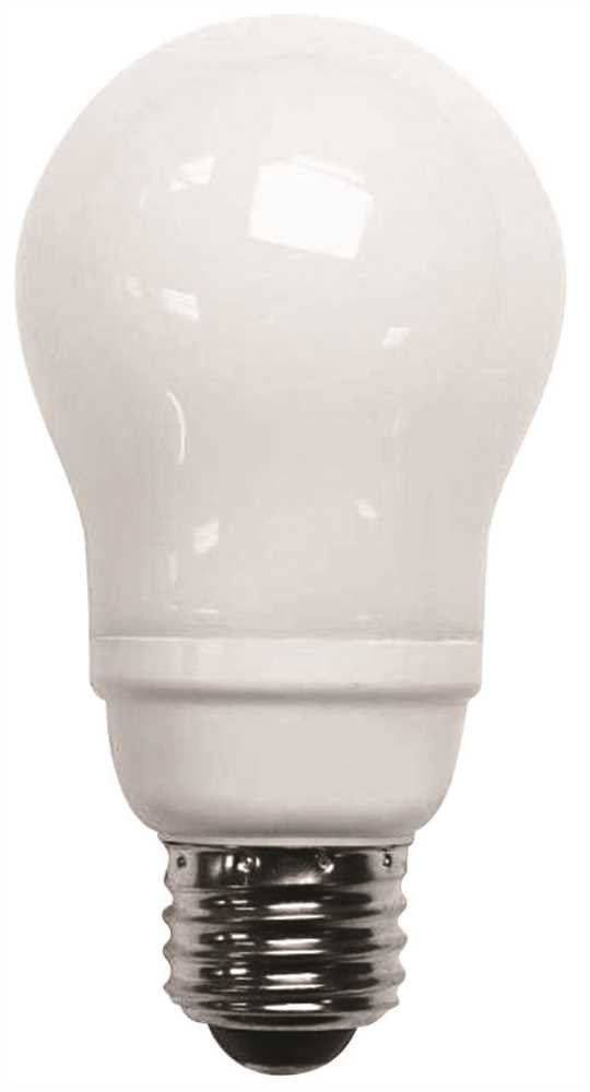 Medium Base 14 Watt Encapsulated A-lamp Compact Fluorescent With Armor Coat