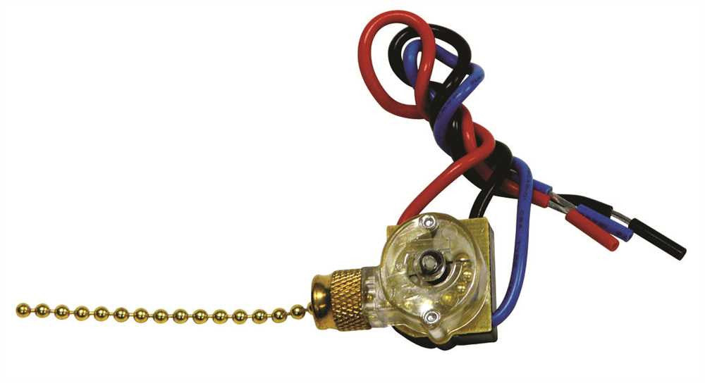 Heavy-duty 2 Circuit, 4 Position Pull Chain Switch