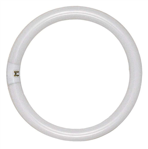 Satco&reg; Compact Fluorescent Lamp  T9, Circline, 3000k, 82 Cri, 4-pin, 9" Diameter, 30 Watt