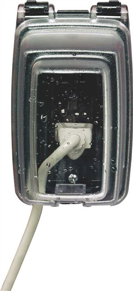 Weather Proof Receptacle Cover Single Gang, 3-1-8" Deep