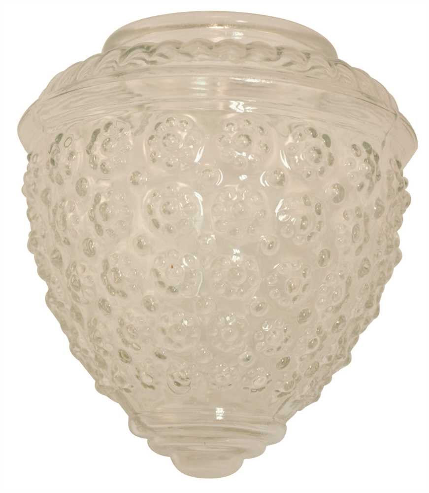 Royal Cove&trade; Acorn Globe Light Fixture Replacement Glass, Clear, 5-1-2 X 5-1-2 In., 3-1-4 In. Fitter