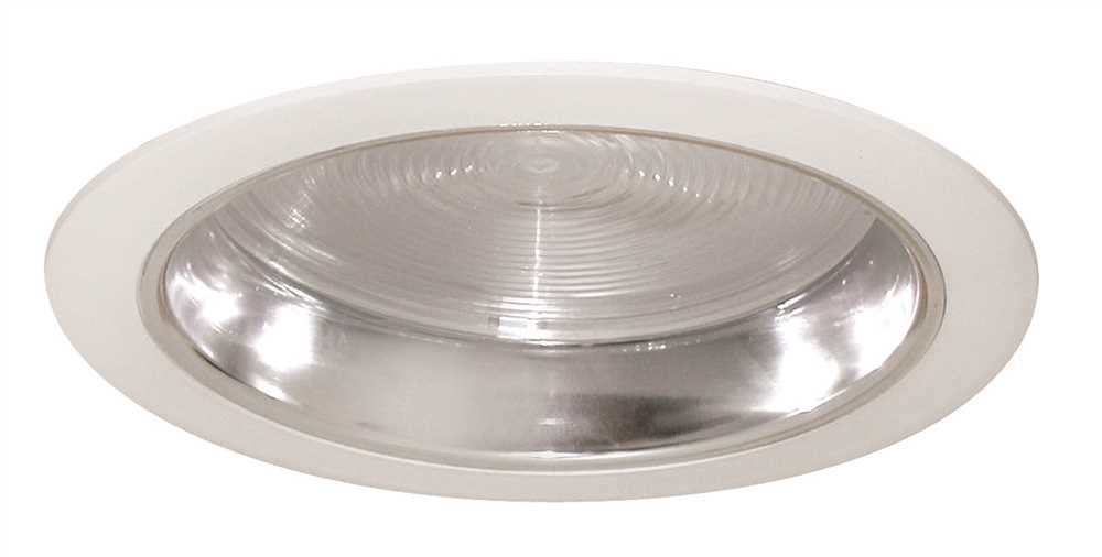 Reflector With Freznel Lens 6" Trim White Ring