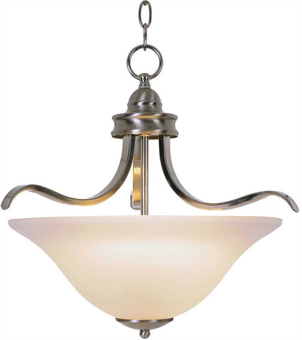 Sanibel&trade; Pendant Ceiling Fixture With One 55 Watt Compact Type Fluorescent Lamp, 17-1-2 In., Brushed Nickel