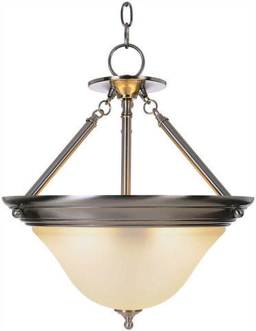 Sonoma&trade; Pendant Fixture With One 40 Watt Compact Type Fluorescent Lamp, 15-1-2 In., Brushed Nickel