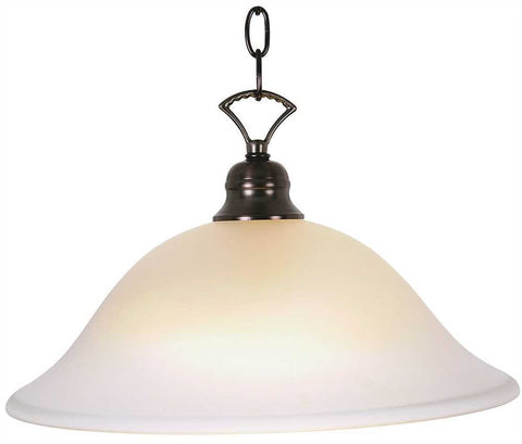 Wellington&trade; Pendant Ceiling Fixture With One 40 Watt Compact Type Fluorescent Lamp, 16 In., Oil Rubbed Bronze