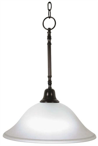 Sonoma&trade; Pendant Down Light Ceiling Fixture With One 40 Watt Compact Type Fluorescent Lamp, 15 In., Oil Rubbed Bronze