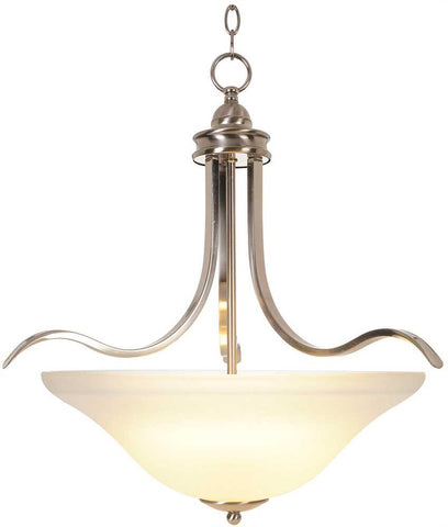 Sanibel&trade; Pendant Ceiling Fixture, Maximum Four 60 Watt Incandescent Medium Base Bulbs, 21 In., Brushed Nickel