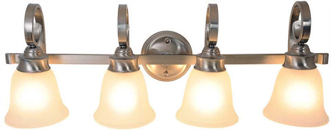 Sanibel&trade; Vanity Fixture, Maximum Four 60 Watt Incandescent Medium Base Bulbs, 32-1-2 In., Brushed Nickel