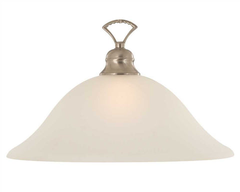 Wellington&trade; Pendant Ceiling Fixture, Maximum One 60 Watt Incandescent Medium Base Bulb, 16 In., Brushed Nickel