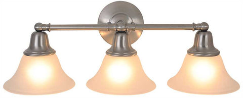 Sonoma&trade; Vanity Fixture, Maximum Three 60 Watt Incandescent Medium Base Bulbs, 24-1-2 In., Brushed Nickel