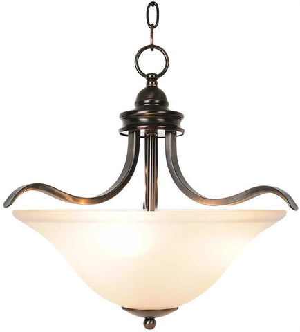 Sanibel&trade; Pendant Ceiling Fixture, Maximum Three 60 Watt Incandescent Medium Base Bulbs, 17-1-2 In., Oil Rubbed Bronze