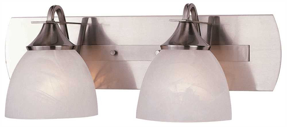 Durango Vanity Light Fixture, Maximum Two 100 Watt Incandescent Medium Base Bulbs, 22 In., Brushed Nickel