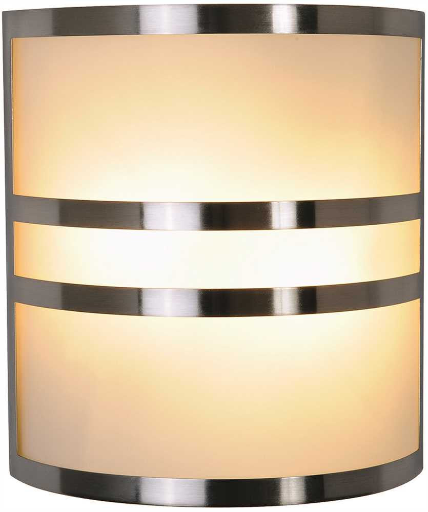 Contemporary Wall Sconce Fixture, Maximum Two 60 Watt Incandescent Medium Base Bulbs, 10 In., Brushed Nickel With Accents