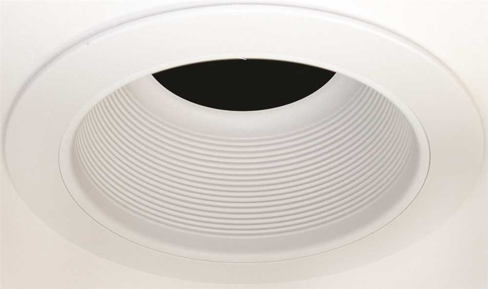 Recessed Trim 6 In. Speedy Baffle 7-7-8 In. Od X 6 In. Id White Br30