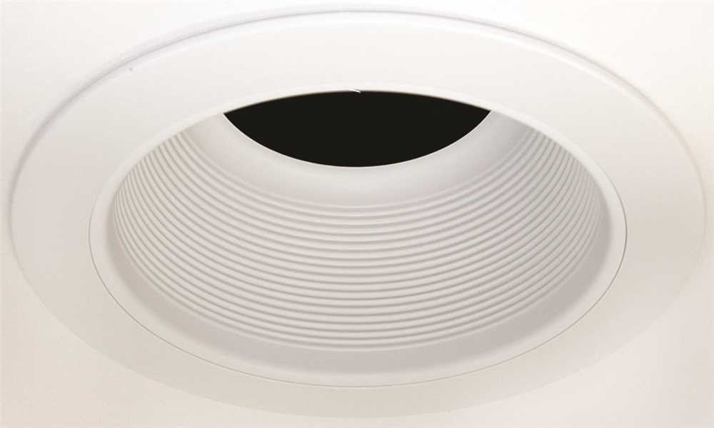 Recessed Trim 6 In. Speedy Baffle 7-7-8 In. Od X 6 In. Id White Br40