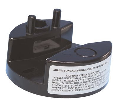 Round Press On Fan-fixture Box 4"