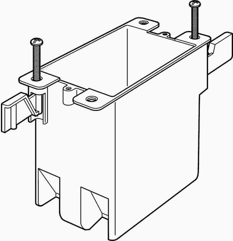 Non Metallic 1 Gang Old Work Box 20 Cu. In.