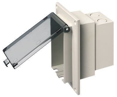 Low Profile In Box Old Work Recessed Electrical Box Clear Cover